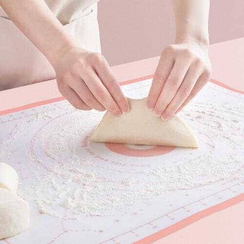 Thickened Silicone Kneading Pad Dough Rolling Mat Silicone Pastry Rolling Sheet Anti-slip Pastry Dough Pad Kitchen Accessory