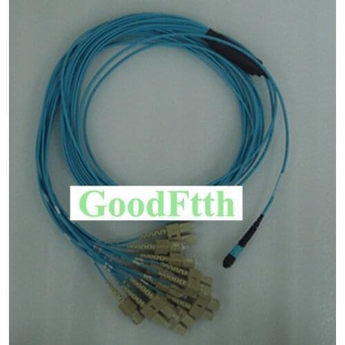 Fiber Optic Patch Cords Jumpers Male MPO-SC OM3 24 Cores GoodFtth 20-50m