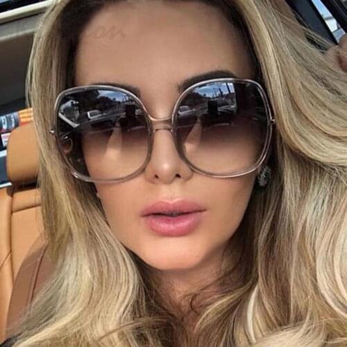 YWDM Women's Sunglasses Transparent Glasses