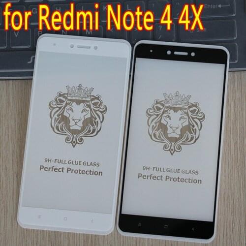 Protective Glass on the For Xiaomi Redmi Note 4 Note 4X Tempered glass Screen Protector Film 9H Full coverage Protective glass