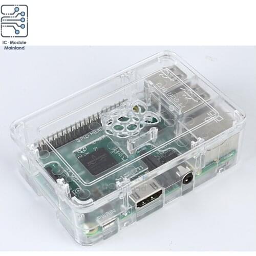 Transparent Protective Enclosure Shell Removable cover Case updated to for Raspberry Pi 3 Pi 2 B + New Box