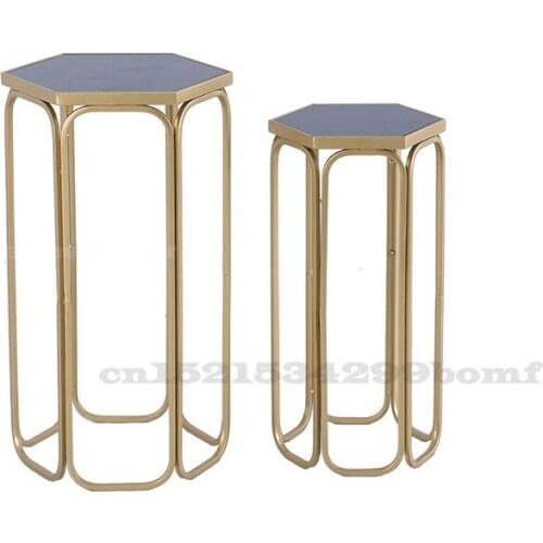 Nordic Iron Floor-to-ceiling Flower Rack Living Room Bedroom Light Luxury Corner A Few Indoor Flower Rack Sofa Side Table