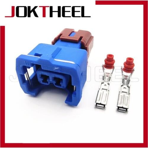 1/5/10/20 set KUM 2 Pin way Knock Sensor Plug blue female Waterproof auto electric wire connector PB186-02326