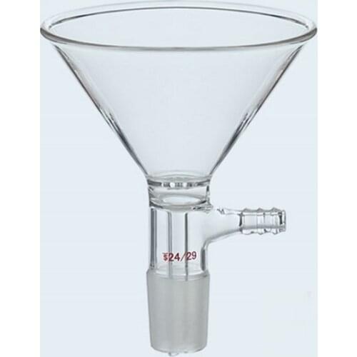 1pc DIA 150mm borosilicate glass upper nozzle filter funnel with filter hole,24# frosted Standard joint for lab teaching tools