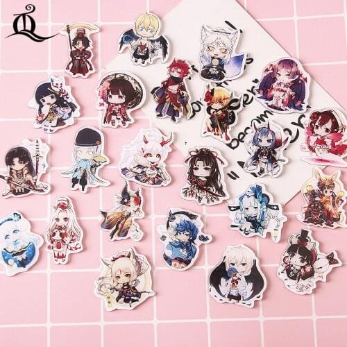 1pcs Onmyoji cartoon badge Kawaii Icon Badge Bacges on Backpack Badges for Clothing Acrylic Badges Z83