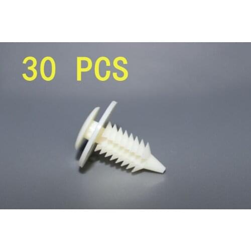 30 pcs Trim Panel Rivet Retainer 17.5x19mm Nylon for Chrys Ram Pickup 1994 #6503709
