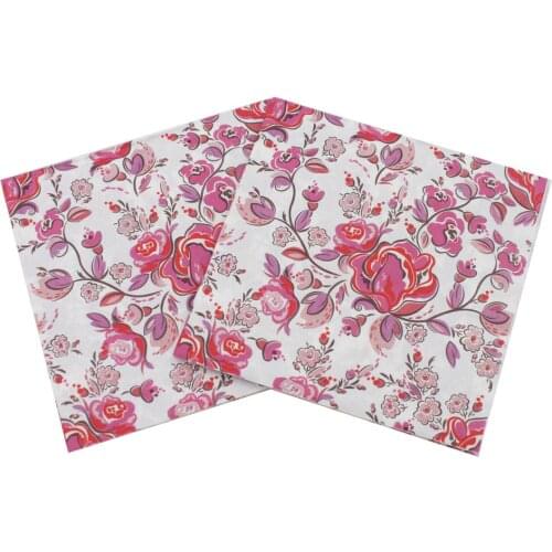 33x33cm 20Napkins/lot Tea Napkin Color Printed Napkins Birthday Wedding Anniversary Days Party Paper Towel Decoration