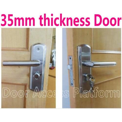 35mm thickness door Stainless Steel Metal Home security access control system,Home safe locker open door wooden door mechnical