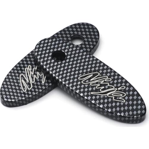 Aftermarket free shipping motorcycle parts Mirror base Plate for Kawasaki Ninja 500R EX500 636 ZX6RR ZX7R ZX9R ZX10R CARBON FIBE