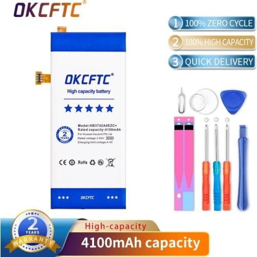 For Huawei P8 Lite battery 4100mAh HB3742A0EZC+ New Replacement Battery accumulators For Huawei P8 Lite In stock
