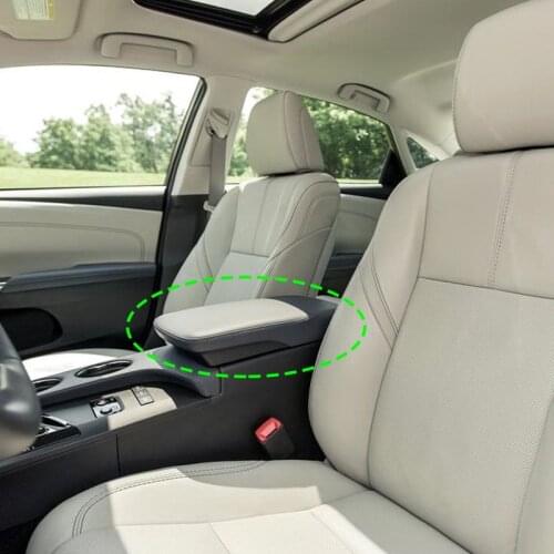 Car Accessories Microfiber Center Control Armrest Pad Leather Cover Sticker Trim For Toyota Avalon 2013 2014 2015 2016 2017 2018