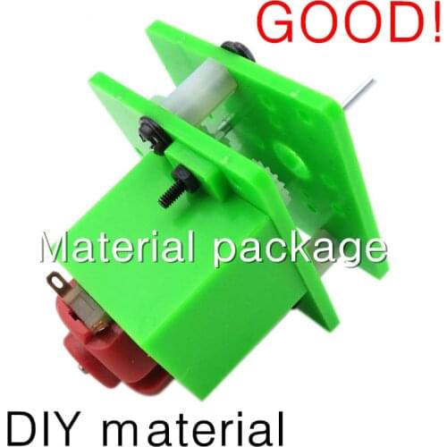 C4 gear motor, 130 motor reducer gearbox,Physical experiment Electronic building blocks,DIY material (Material package)