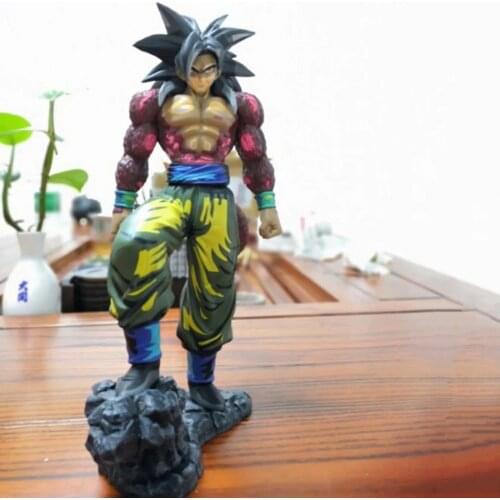 Dragon Ball Z Super Saiyan 4 Son Goku Action Figure Comic Color Collectible Toy Brinquedos PVC DBZ Figma Doll Model Kids Gift PM