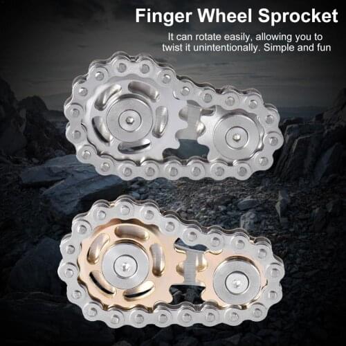 Fingertip Toys Wheel Sprocket Durable Portable Spinner Gyroscope Gyro Toy Ananxiety Relieve Classic Toy For Adults Children