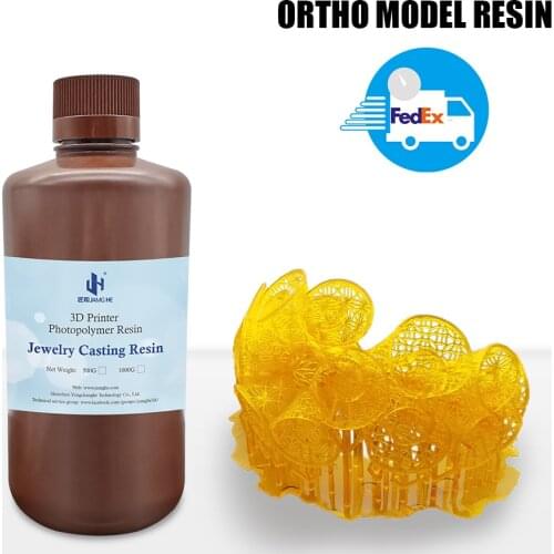 JAMGHE Jewelry Direct Casting Resin 3D Printer for ANYCUBIC 3D Printer Resin Super Easy casting photopolymer resin 405nm 1000G