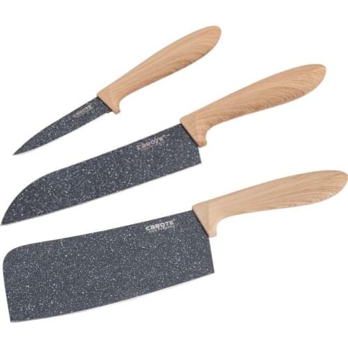 Xiaomi Carote Essential Woody Non-Stick Stainless Steel Kitchen Knife, Santoku Knife, Chopping Knife, Fruit Vegetable Knife