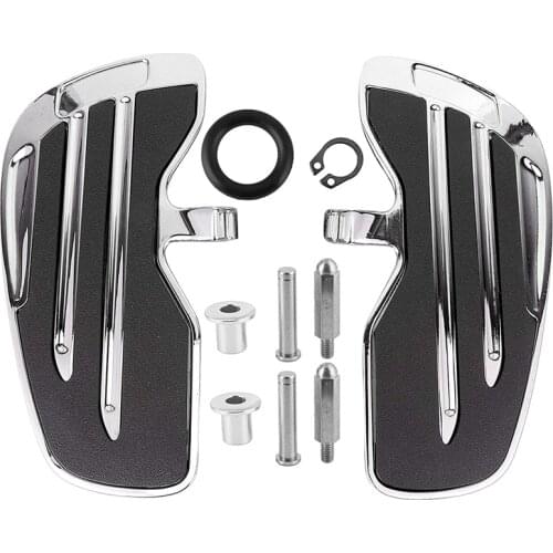 Motorcycle Footpeg Aluminum Front Rider Floorboards Foot Pegs Footboard Accessory Kit for Indian Scout/Sixty/Bobber 2015