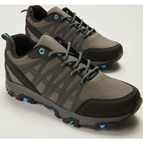 Lace - up Thermoplastic Outsole Wear-resistant Bottom Round Toe Mens Hiking Shoes Trekking Boots Outdoor