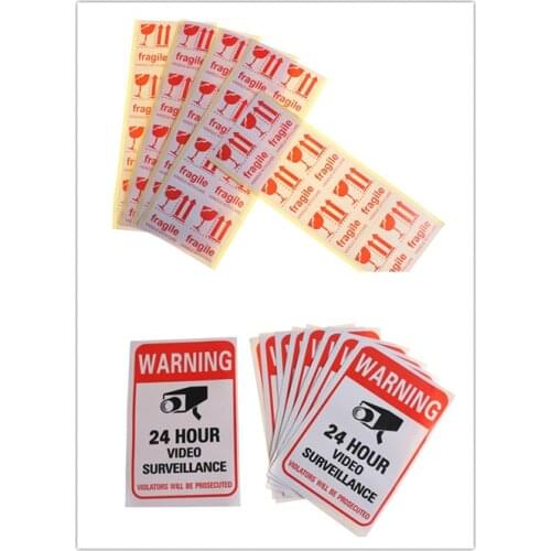 Fragile Shipping Mailing Handle With Care Stickers Warning Sticker or Warning Label Sticker