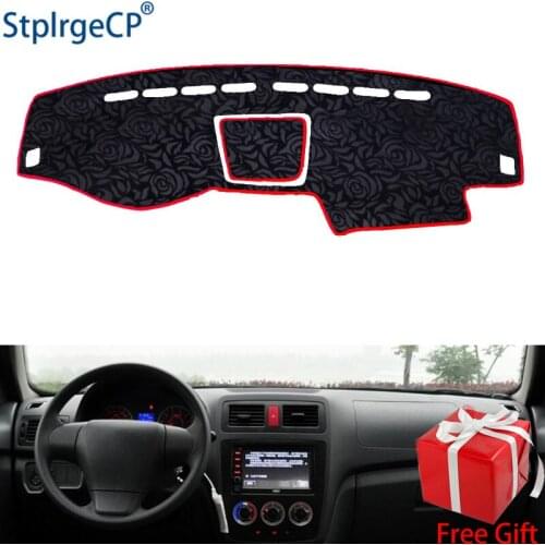 Rose Pattern Non-slip Car Dashboard Cover Dash Mat Pad DashMat ANti-UV Car Sticker for CHERY COWIN2 COWIN5 2010-2012 Styling