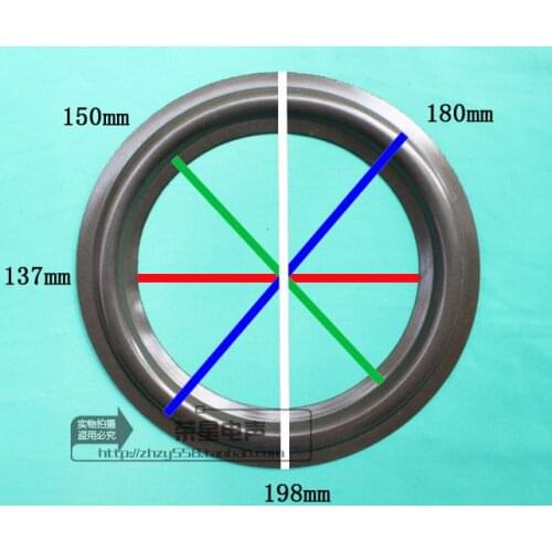 1 pcs 8" HiVi brand new woofer bass loudspeaker speaker surround 8 inch repair foam 137mm L1: 150mm L2: 180mm 198mm