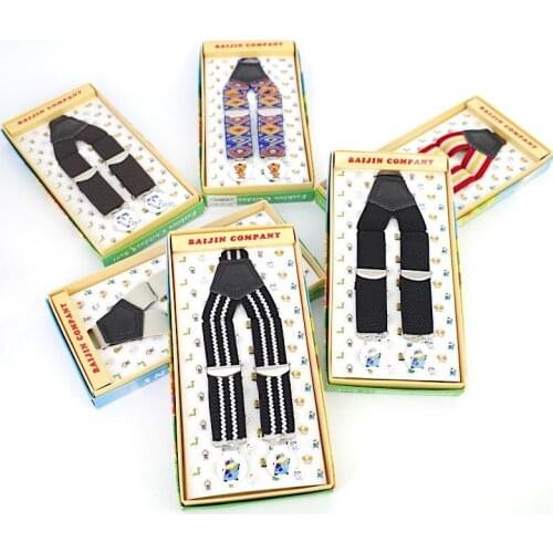 New Children Kids Boy Girls Fashionable Clip-On Unisex Pants Y-Back Elastic Adjustable Cartoon Suspender Brace