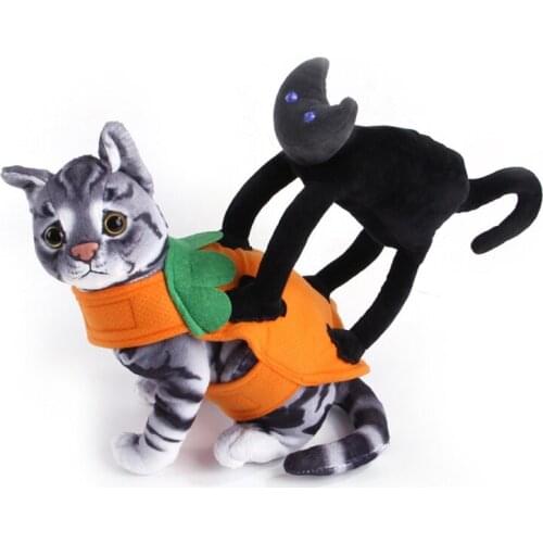 Pet Halloween Clothes Funny Pet Coat Jacket for Puppy Dog Cat Warm Flannel Pet Chihuahua French Bulldog Cosplay Costumes