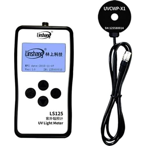Underwater Wate-Proof UV Intensity Meter Detecting UVC LED Light Beads