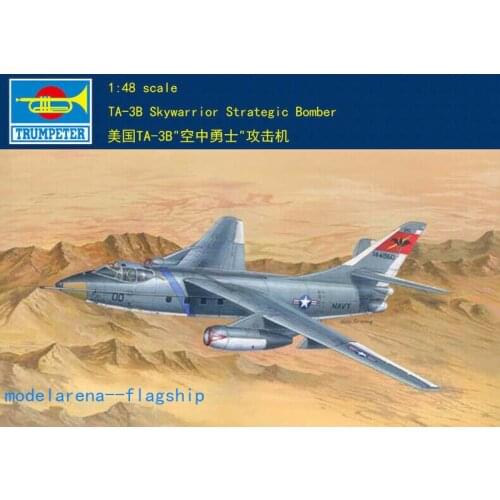 Trumpeter 1/48 02870 TA-3B Skywarrior Strategic Bomber model kit