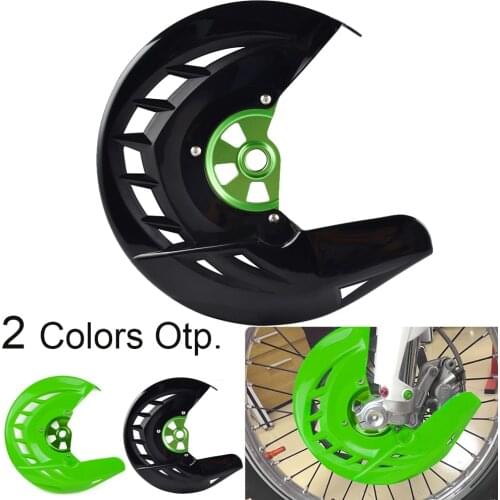 Motorcycle Front Brake Disc Guard Protector For Kawasaki KX125 KX250 06-08 KX250F 06-19 KX450F 06-18 KLX450R 06-18 KXF 250 450