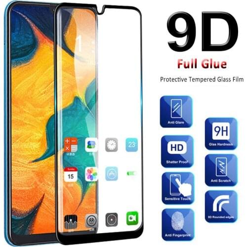 9D Protective Glass On For Samsung Galaxy A70 A50 A40 A30 Screen Protector Tempered Glass On sumsung a 70 50 40 30 trempe verre