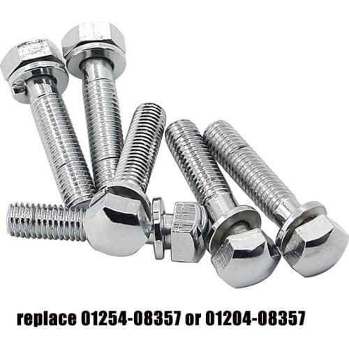 01254-08357 EXHAUST BOLTS Screws For SUZUKI GT750 GT550 GT380 GT250 1972 - 1978 GT 750 550 380 Stainless steel 01204-08357