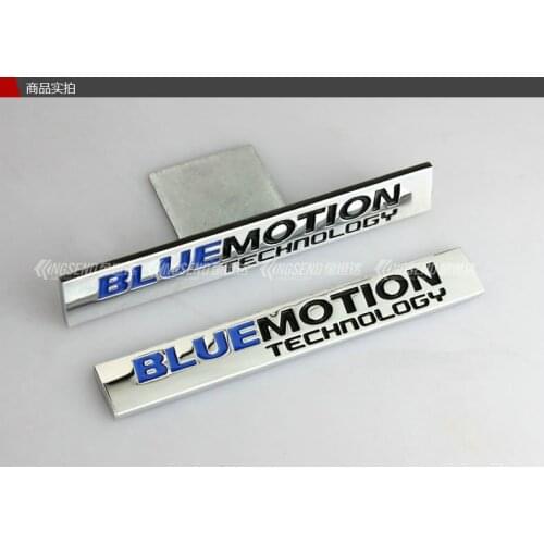 1 Pcs TDI BLUEMOTION Emblem stick bluemotion grill emblem Car Styling
