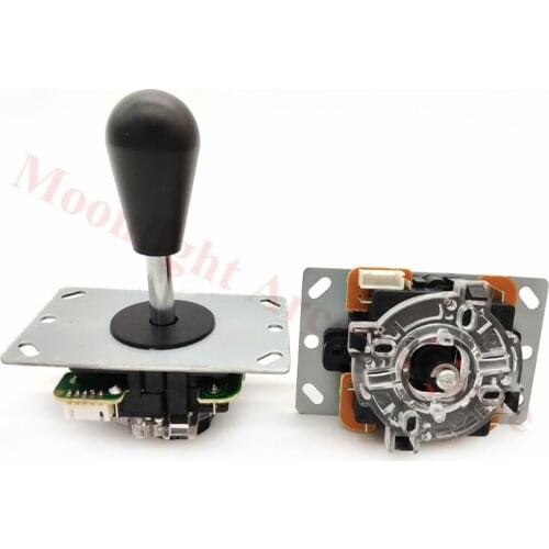 1PC Copy Sanwa Elliptical Ball Happ 5Pin 8Way Joystick with Circuit Board for Arcade Game Console High Quality Multi Color