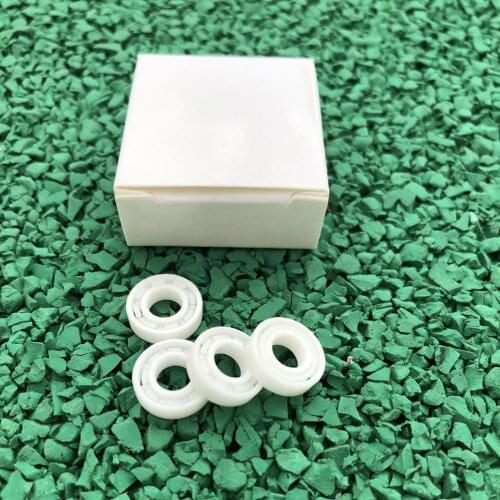 4pcs/10pcs MR63 ZrO2 full Ceramic ball bearing 3x6x2.5 mm Zirconia ceramic bearings 3*6*2