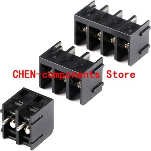 5pcs HB611-6.35-2/3/4P in-line 300V/20A 6.35mm pitch fence terminal