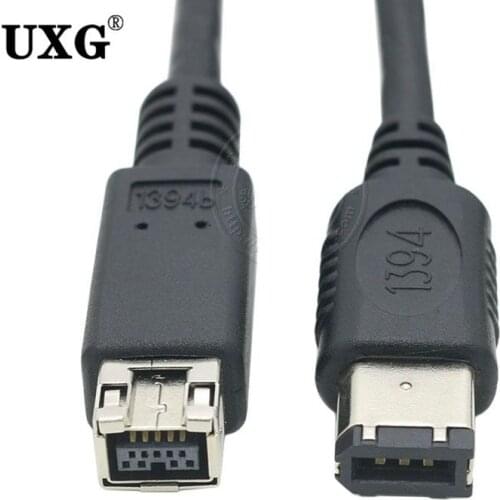 60CM IEEE1394 Firewire 800 9-pin/6-pin Cable, FireWire 800 400 IEEE 1394 Cable (9pin 6pin) 2FT
