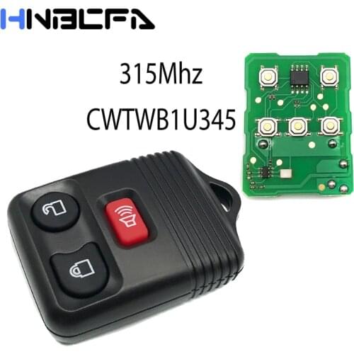 Car Remote Control Key Fob CWTWB1U345 315Mhz For Ford Escape F 150 Explorer 2001-2007 Car keys 3 Buttons