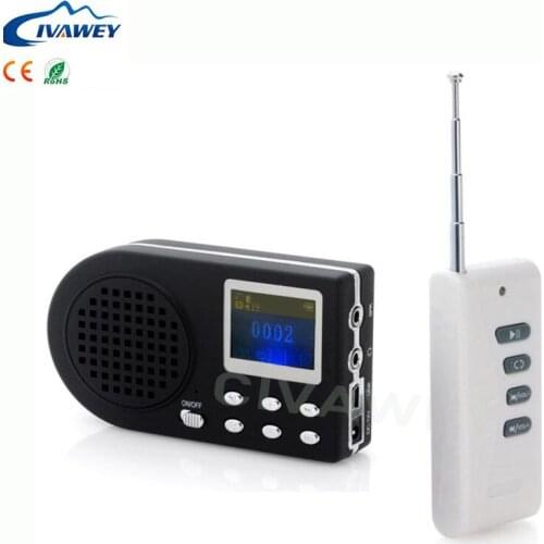 10M-50M Wireless remote control Digital Hunting Bird caller MP3 player bird sound caller Game hunting bird duck decoy call
