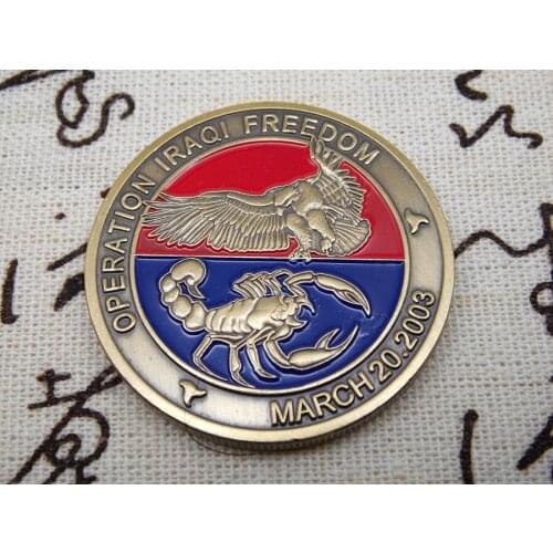 Cheap custom coins high quality custom copper coin wholesale USA military solid coin hot sales custom 3d coin FH810285