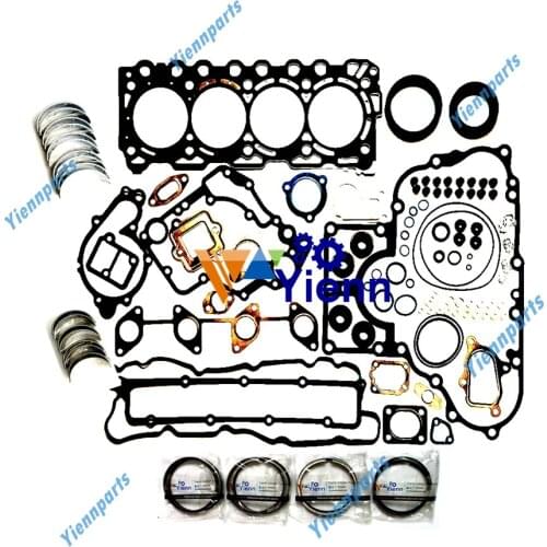 For Kubota V3307 V3007-DI V3o07-T Re-ring Kit With Ring Bearing Set Tractor Excavator Diesel Engine Parts Diesel Engine Parts
