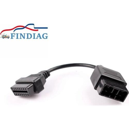 A+++ Quality Garage Tool Diagnostic Cable Adapter Male Cable To Female For Subaru 9pin To OBD2 16pin For Subaru Free Shipping