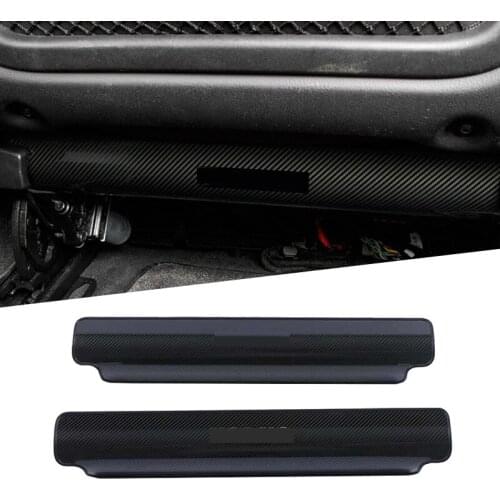For Volvo XC60 XC90 S60 2017 2018 2019 2020 Rear Row Seat Anti-kick Pad Interior Decoration Refitting Special Carbon Fiber Style