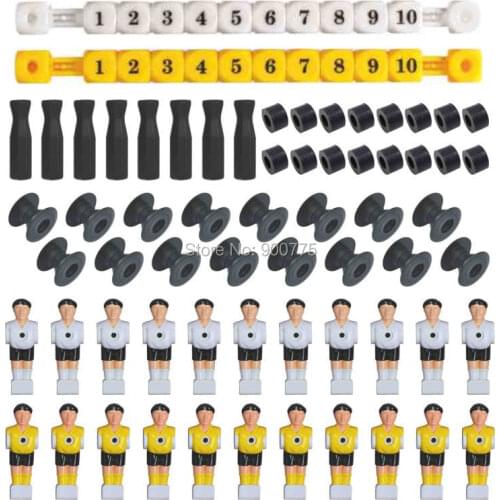 Homemade soccer board game FOR 5/8" Rod foosball table accessories kit 55" table