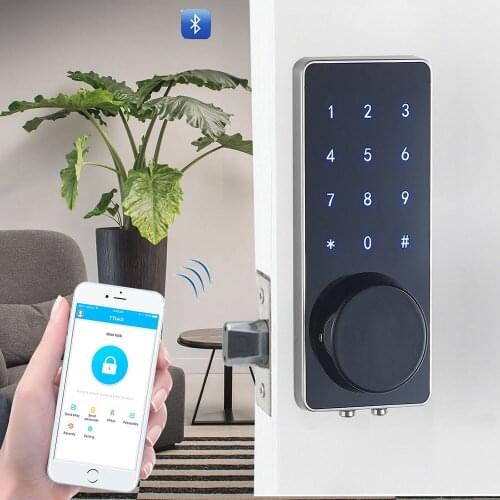 YOHEEN Zinc Alloy Security Touch Keypad Electronic Keyless Password Wifi Ble App Digital Door Lock