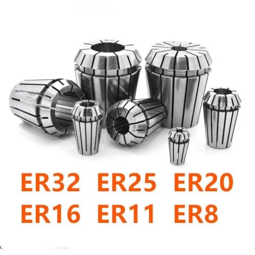 ER32 ER25 ER20 ER16 ER11 ER8 ER spring collet chuck Accuracy 0.008mm for CNC milling tool holder Engraving machine spindle motor