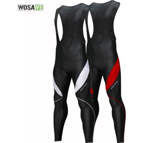 Mens Fleece motorcycle Cycling Pant Bib Tights 3D Pad Thermal Long Leggings MTB Road Bike Bicycle Racing Trousers Reflective