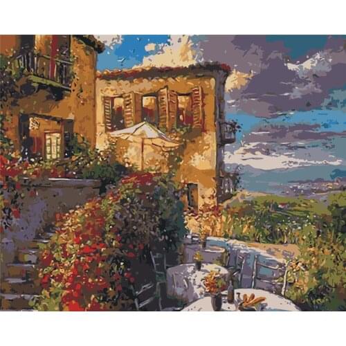 Vulcanize 40x50cm No Frame Diy Painting By Numbers Acrylic Colorful Animals Hand Painted Oil Paint By Numbers For Home Decor Art