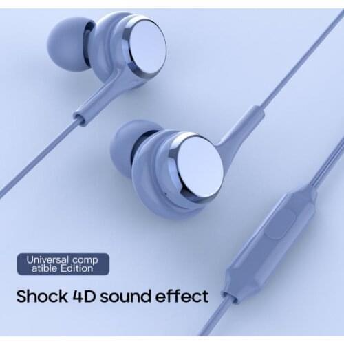 3.5mm Intelligent Wired Headset With Microphone Wear Comfortable In Ear Earphone For Various Models Mobile Phones Laptops Tablet