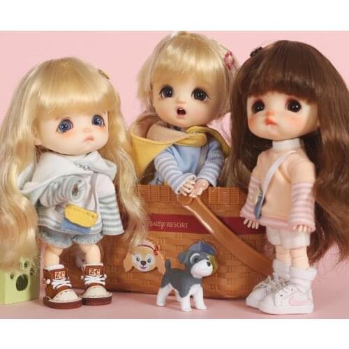 OB11 Doll Clothes Fashion Sweater Hat Trousers ob11 molly gsc body9 1/12 BJD Doll Accessories